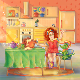 Мой любимый крокодил.