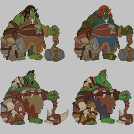 Орк. Поиск цвета.