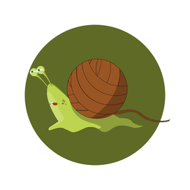 Улитка с клубком переживаний 