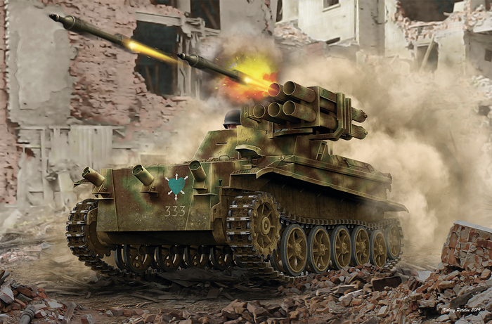 Panzerjäger Wanze ( box art for Das Werk )