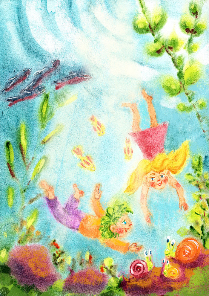 Водяненок Ефимка и девочка Катя