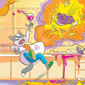 Взрыв в лаборатории