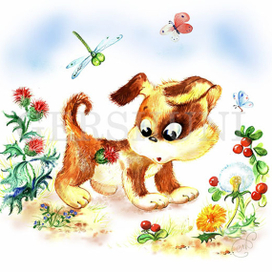 Как-то утром..))