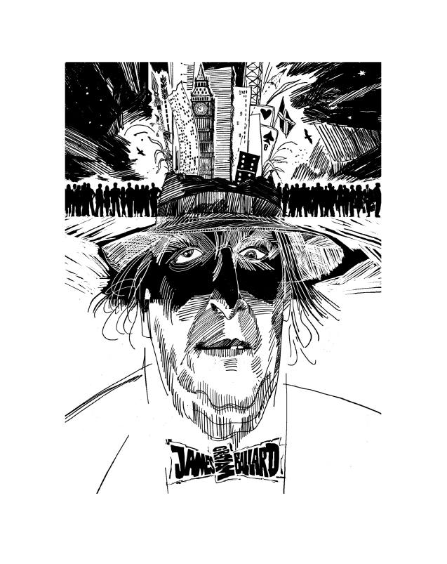 "Дж.Г. Баллард", портрет автора 