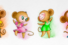 Танцующие обезьянки