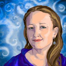 Зимний портрет такой теплой Наташи