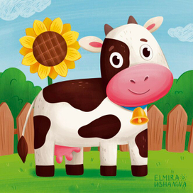 Корова. Животные фермы