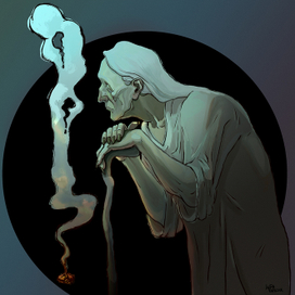 снежная бабушка