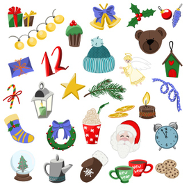 Новогодние стикеры
