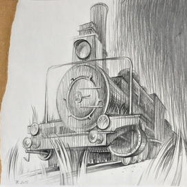 Иллюстрации к поэме А.Рудта "Плотина" 3