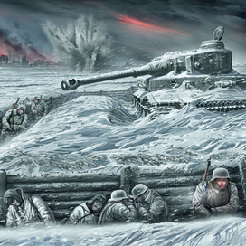 Сталинград, В окопах.