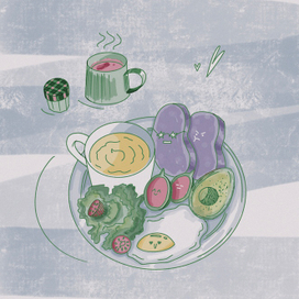 Food illustration 