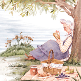 Иллюстрация для книги "Майсси из цветочного домика"