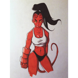 Вуманизация Хеллбоя)