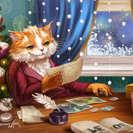 Кот-посткроссер