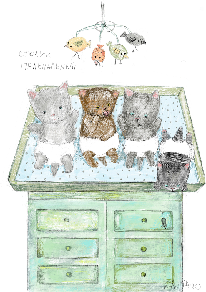 Пеленальный столик