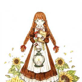 Девочка осень