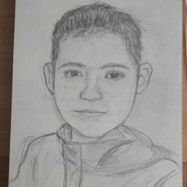 Подросток, мальчик, графика