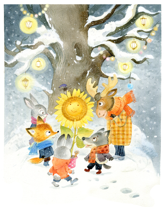 Рыжий, как солнышко! Сказка Татьяны Коваль.