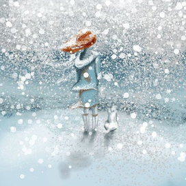 Снег (срисовано https://www.flickr.com/photos/anukaart/4348860470/)