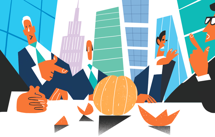 Делили апельсин