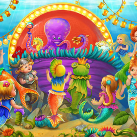 Эльфишки и подводный карнавал © Elka Palka Production www.elfishki.ru