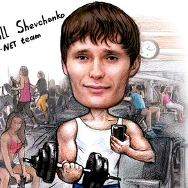 шарж- КУЛЬТУРИСТ