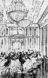 Иллюстрация к роману А.С.Пушкина "Евгений Онегин"