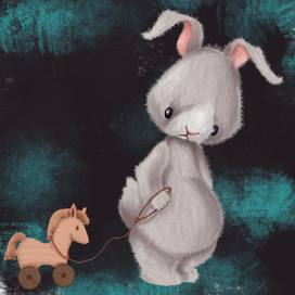 Грустный зайка 