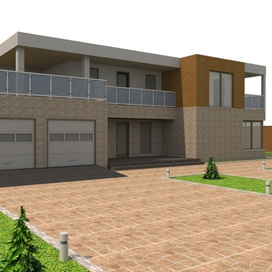 Загородный 2х этажный дом