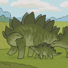 Прогулка с стегозаврами