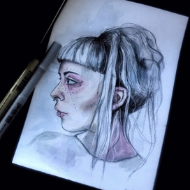 Портрет девушки.