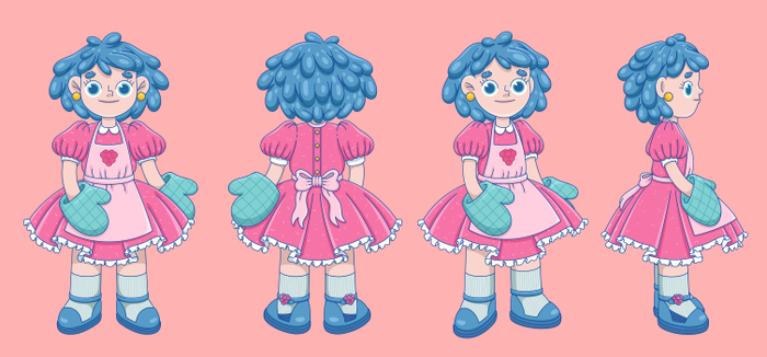 Малина / развертка персонажа