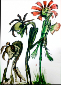 Люди - Цветы