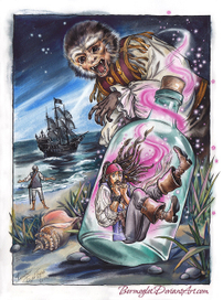 3) О том, как капитан Джек Воробей извлек "Черную Жемчужину" из бутылки.