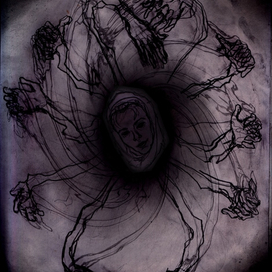 обложка для релиза группы LIBERTAD.воронка