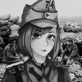 Ефрейтор женского ударного батальона румынской армии