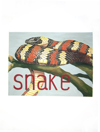 портрет змеи