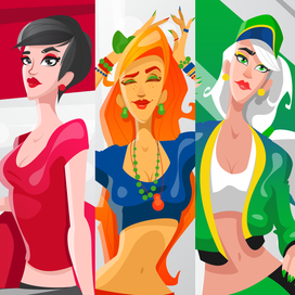 Концепт Арт для CocaCola