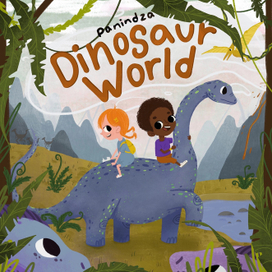 Обложка к книге "Мир динозавров"
