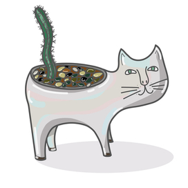 cat pot