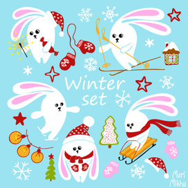 Зимний кролик