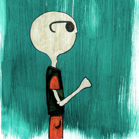 Город (мальчик с шариком)