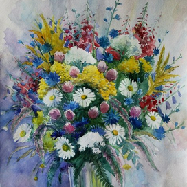 Букет полевых цветов 