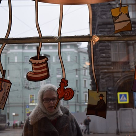 Новогодние наклейки для "Лавки художника"