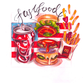 American fastfood  