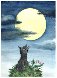 Л. Тверски,"Домик из печенья". Волчонок.