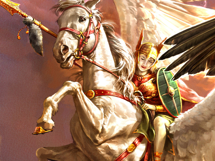 серия "Скандинавские боги" (Валькирии) (фрагмент)