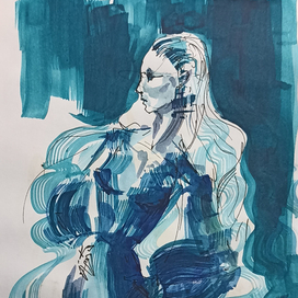 Фешн иллюстрация 