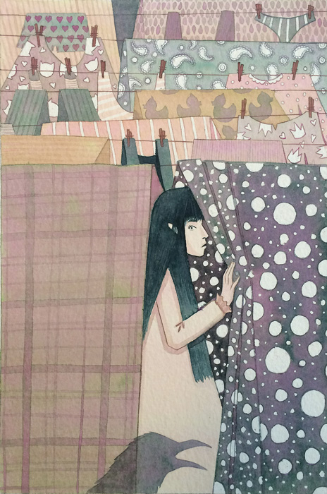 Девочка и ворона